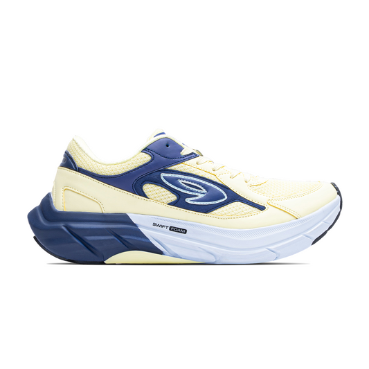FUUTO HERITAGE LS YELLOW BLUE NAVY LIGHT GREY