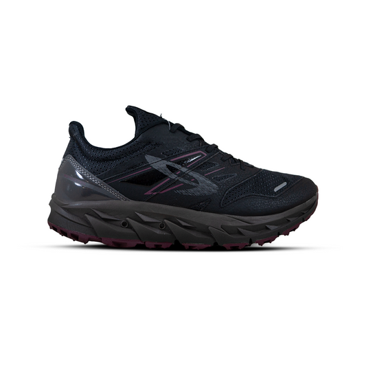 YUZA EVO BLACK BURGUNDY ASH GRAY