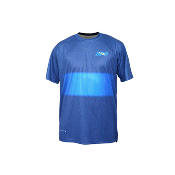 Jersey 910 x bandung tee light blue dark blue