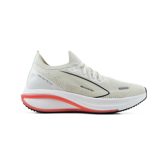Kishi run active light gray red