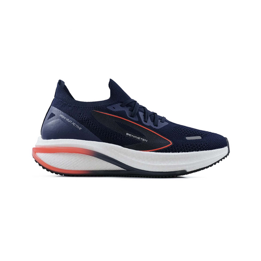 Kishi run active navy blue orange