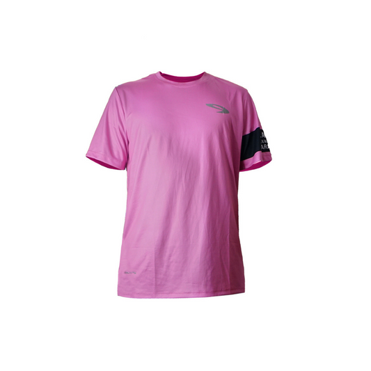 Arata pink opposite direction men's running jersey