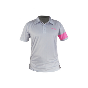 Light gray surorippu polo jersey