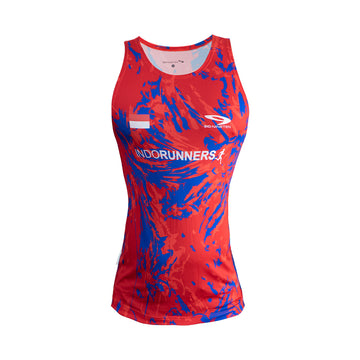 Kenzo x Indorunners red women's tank top